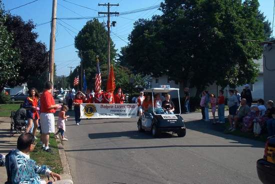 The parade has begun!