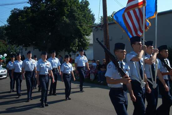 Proudly displaying the flag!