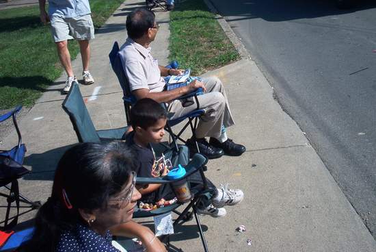 Mom, Dad and Chris enjoying the show!