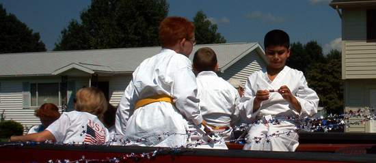 Ben enjoying a post-appearance treat!