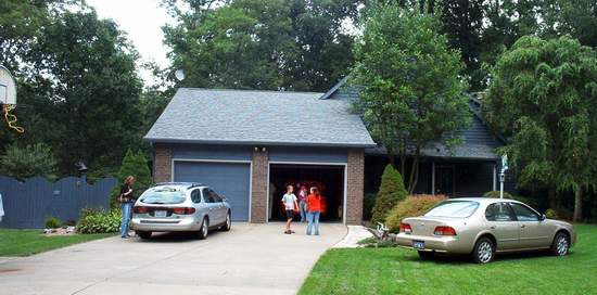 The front of Tina's house!