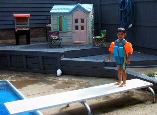 Chris about to make waves!