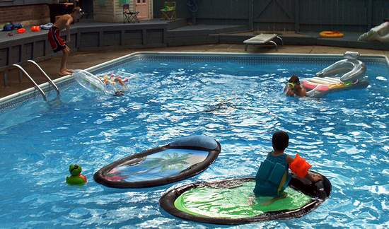 The neighborhood kids come over!