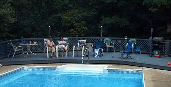 Mom and Dad relaxing!