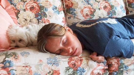 Jen and Lilly taking a nap!