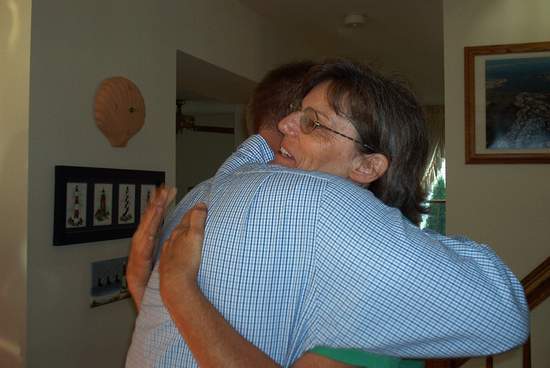 Big hug for Mom!