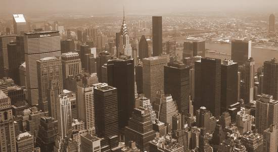 View from the top of the Empire State Building!