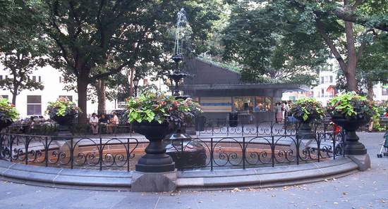They had a nice fountain though.