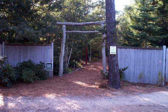 Entrance to the Japanese garden!