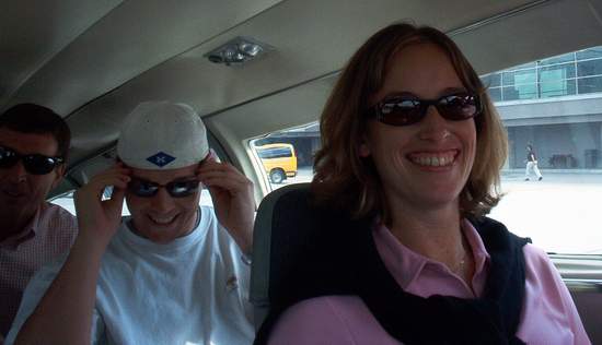 For you who don't know, that's Jen's nervous smile!