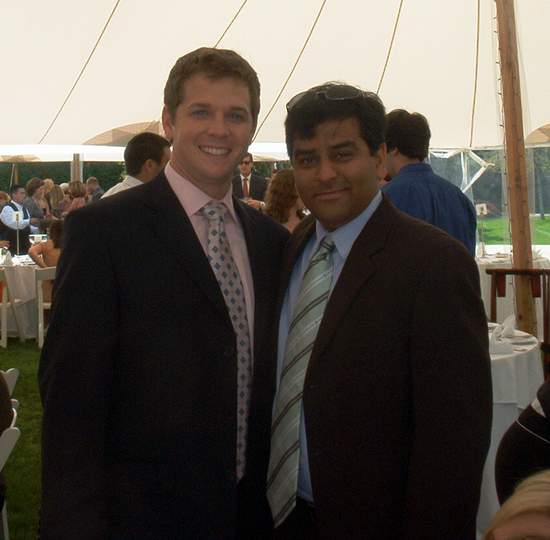 Corry and I trying to look studly!