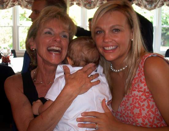 Hey Corry, Cathy and Leigh look very comfortable with that baby!