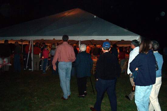 They got a huge tent!