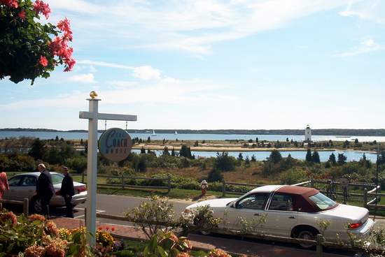 The view from the hotel that the wedding took place!