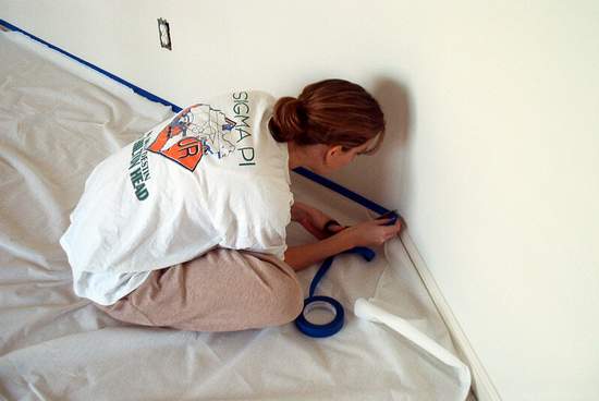 Putting down the tape!