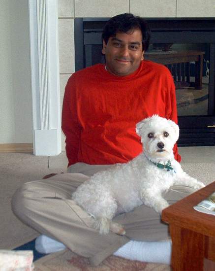 I spent a little time with the dog!
