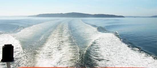 Leaving land behind!