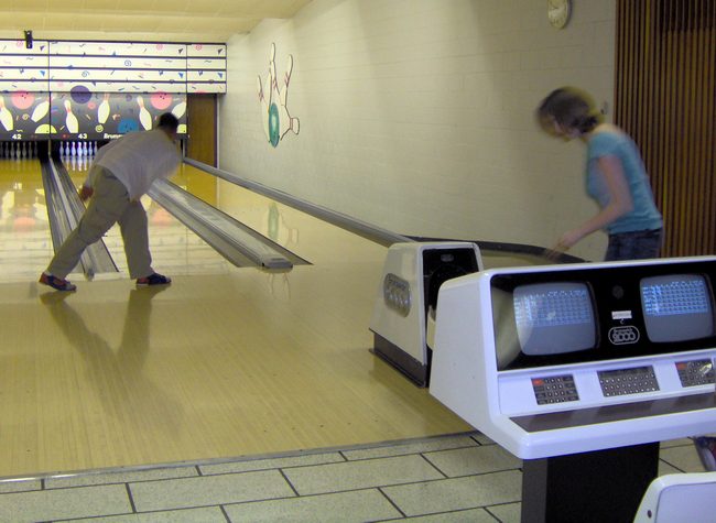 Eric brought a lot of power with his bowling game!