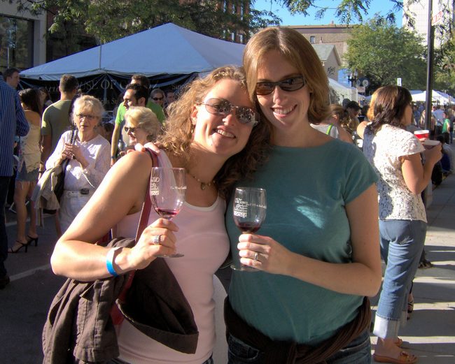 After the lake, we went to a huge wine tasting in Olde Towne!