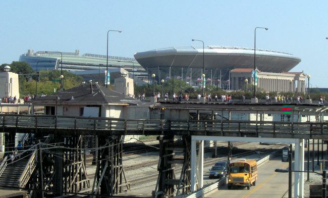 Jim was right.  Soldier Field does look like a spaceship!