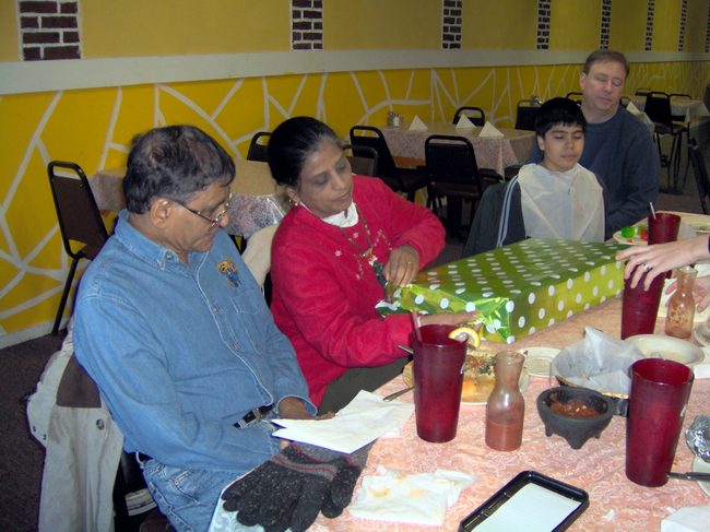 Mike and Ben are very excited to see what it is!