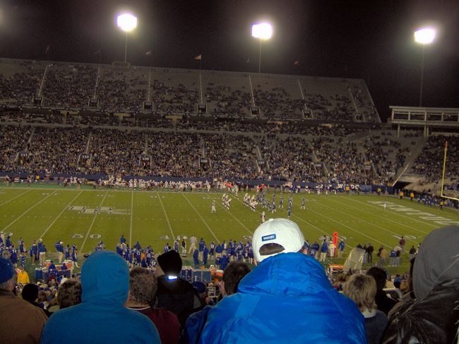 Our view of the field!
