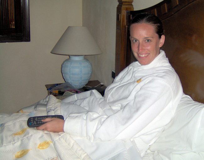 Jen loved the robes!