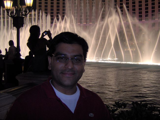 We enjoy the fountains!