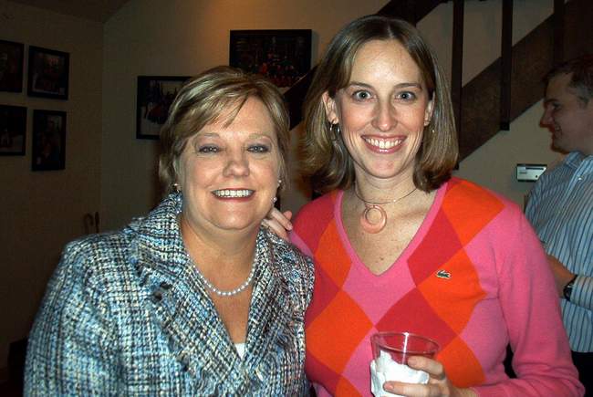 Jen with Leigh's mom, Lois Ann!