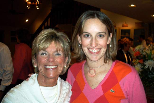Jen and Aunt Cathy!
