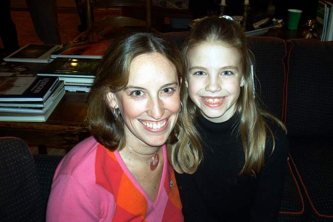 Jen with Leigh's sister!