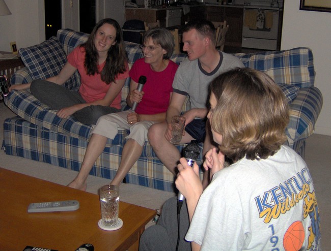 Some late night karaoke!