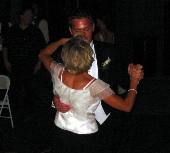 Son and mother sharing a sweet moment!