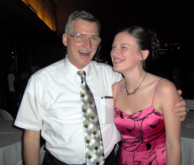 Dad and Megan!