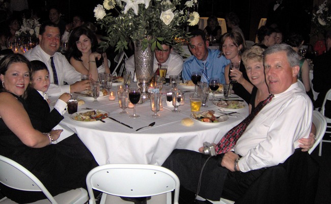 Now Dave and Maureen's family must stop what they are doing and pose!