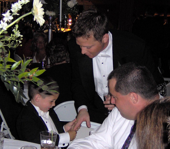 Thanking the ringbearer!