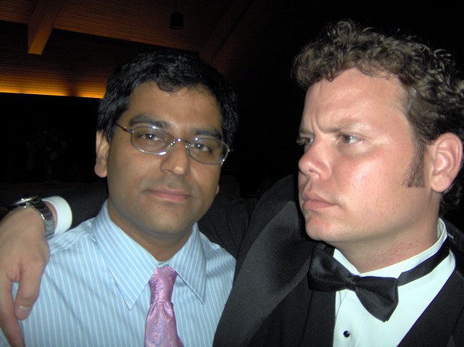 DJL and I in a contemplative moment!