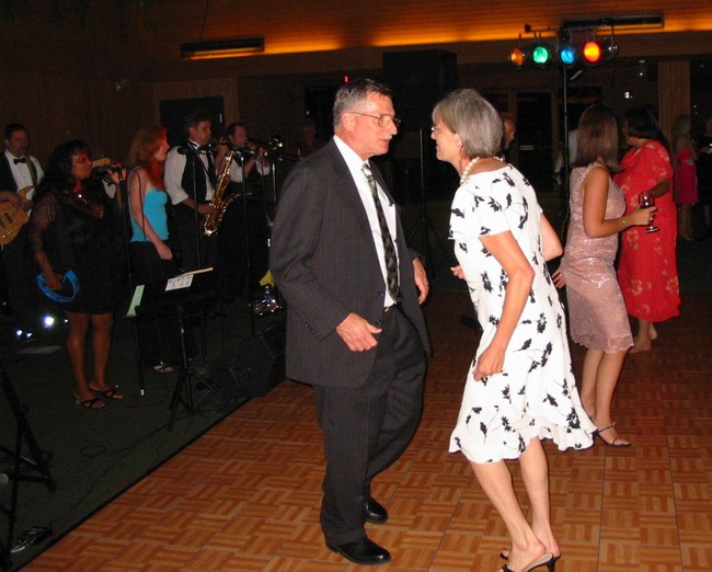 Mom and Dad were dancing fools!