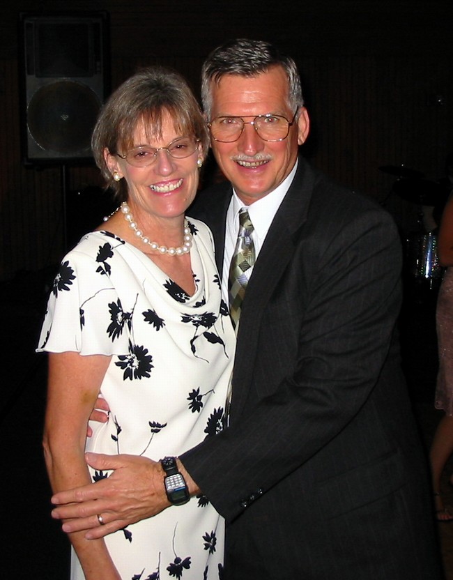 Mom and Dad taking a dance break!