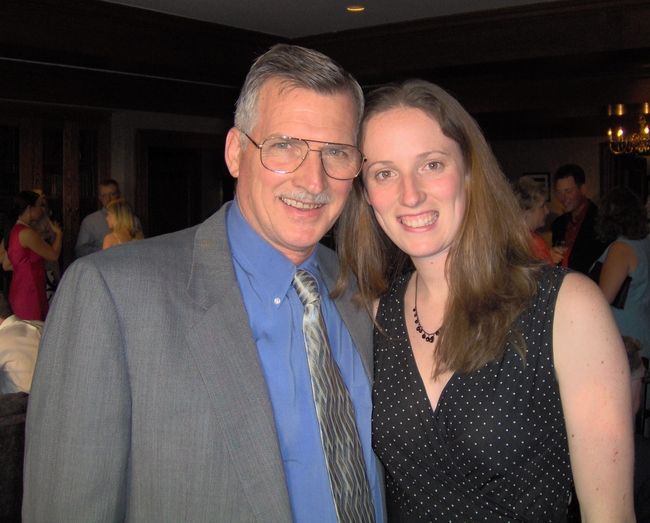 Dad and Amy!