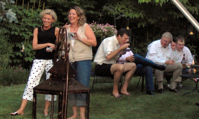 Melissa and Cathy enjoying themselves!