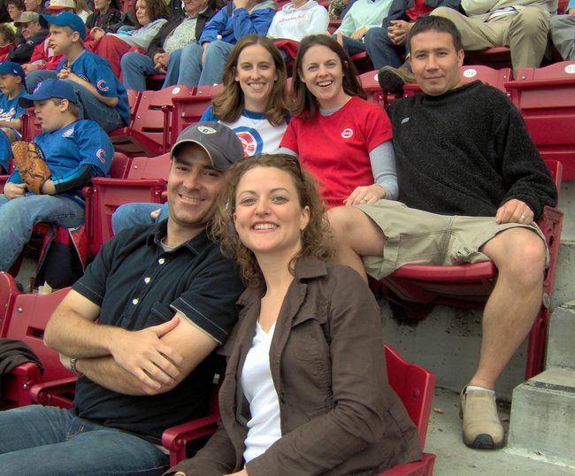 Jen and Jim finally get in a picture!