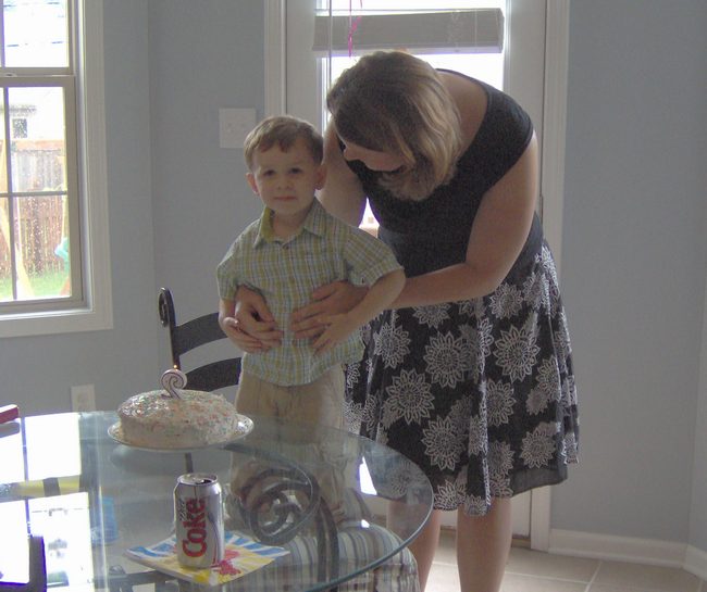 Connor's 2nd birthday was brought to you by the good people at Continental and Diet Coke!  We are the kings of product placement!