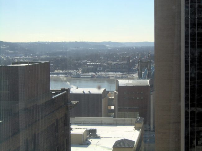 Looking over into our old home of Covington!