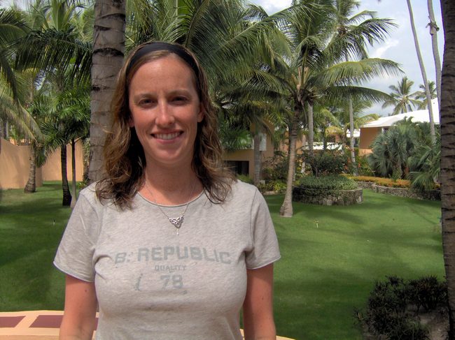 Jen looking lovely on our last day!