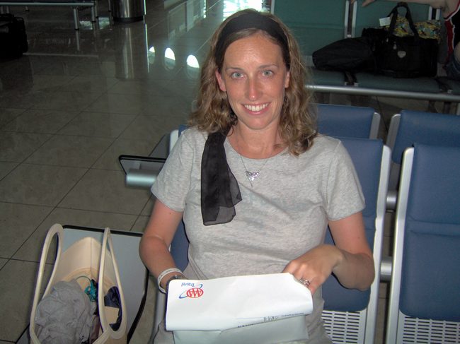 The final shot in the airport!