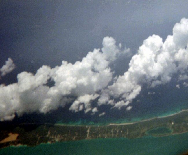 A shot from the air!