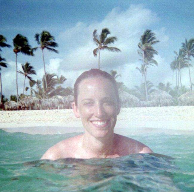 Jen joins in on the fun in the water!