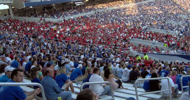 The Ole Miss section!