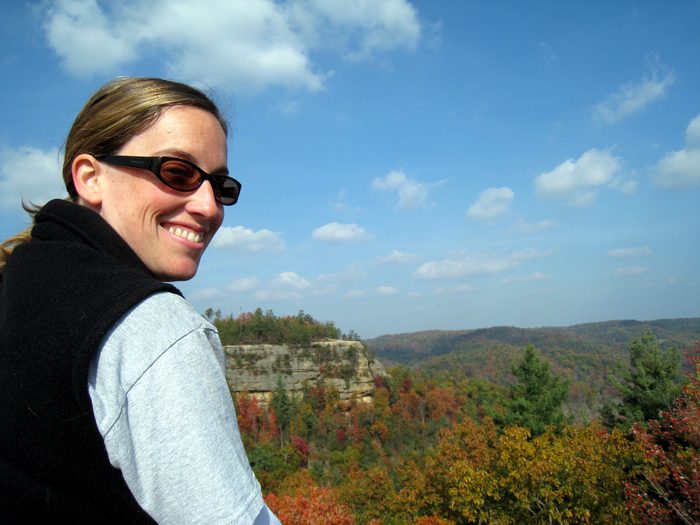 Jen enjoying the view!
